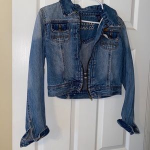 Duck head cropped Jean jacket